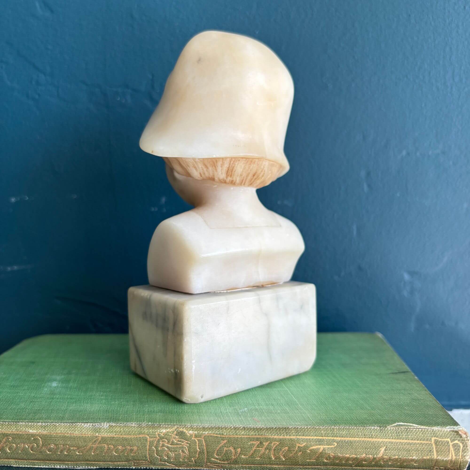 alabaster child bust