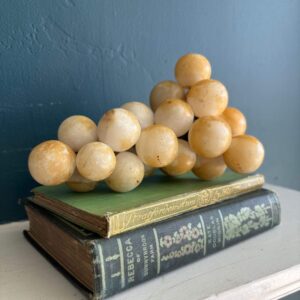 vintage mcm Italian alabaster grapes
