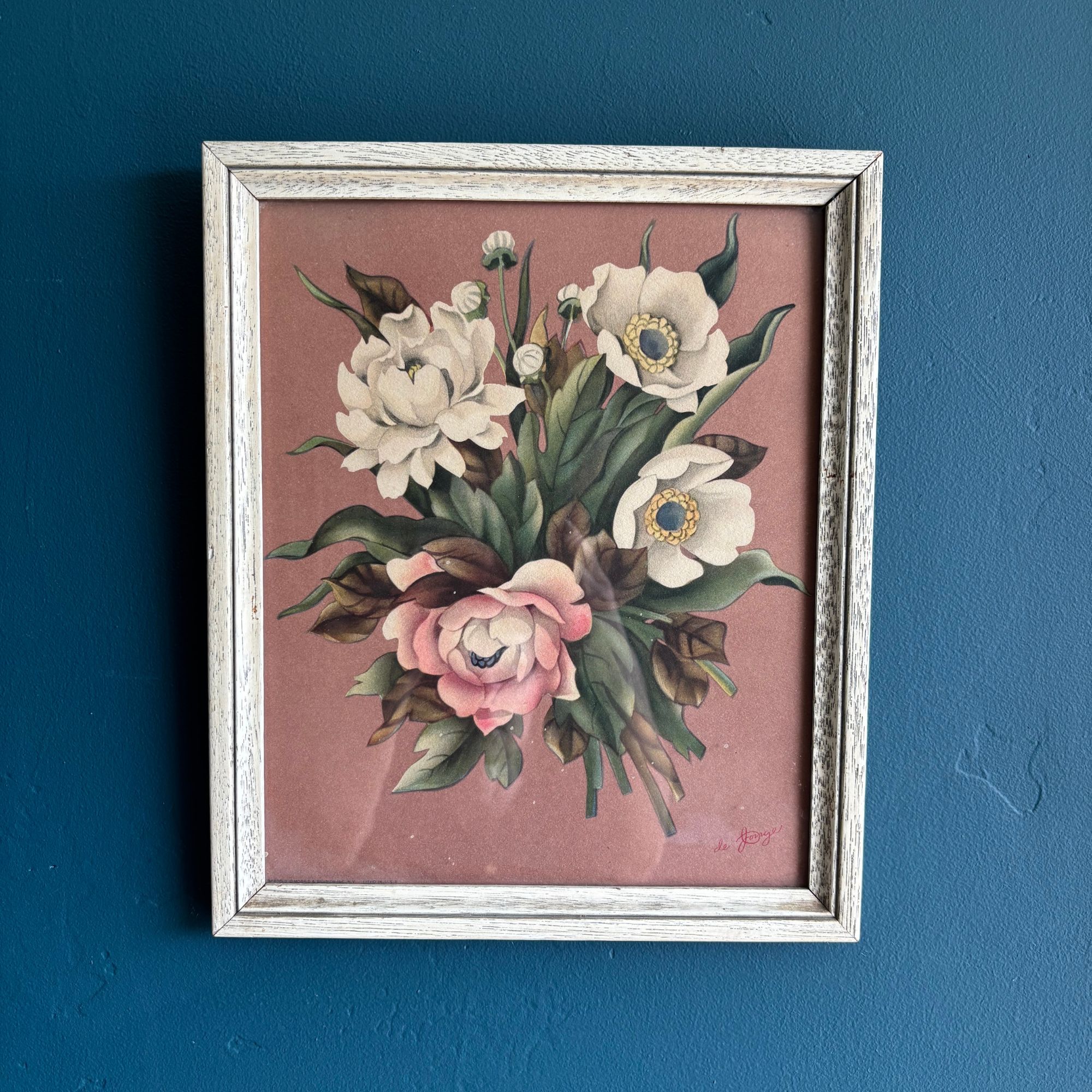 vintage floral art