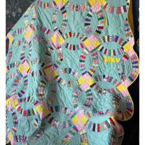 double wedding ring quilt