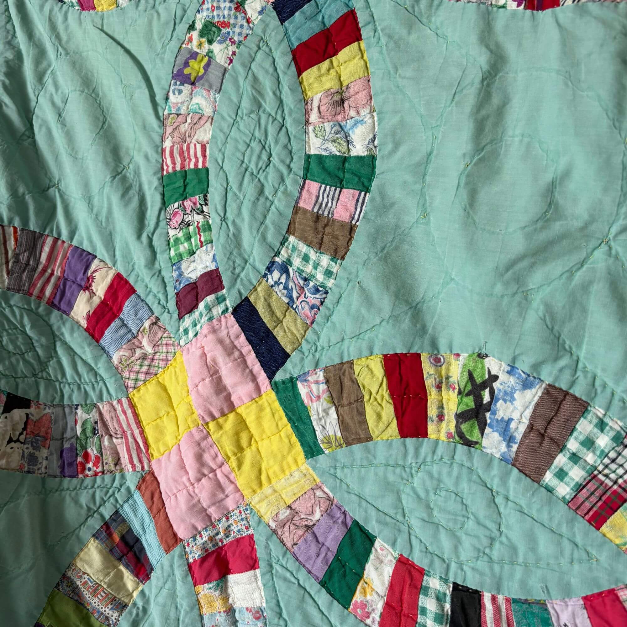 double wedding ring quilt